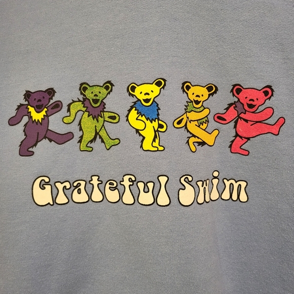 Greatful Dread bears Swim colorful bears sweater hoodie unisex - Picture 5 of 6